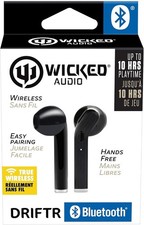 Wicked Audio WITW2150 Driftr True Wireless Earbuds - Black