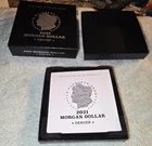 2021-D Morgan Silver Dollar Denver Mint With U.S. Mint Box and COA