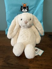 Brand New With Tags Guaranteed Authentic Jellycat Bashful Cream Bunny + Dustbag