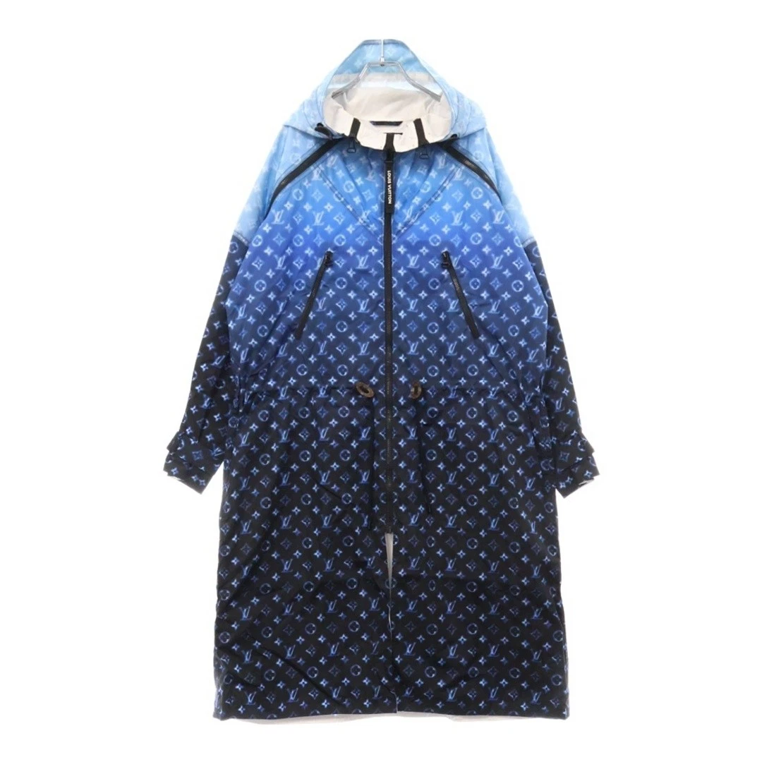 LOUIS VUITTON（LV） Parka Louis Vuitton lungo con cappuccio e zip RW231W V69 FOOW44 monogramma nylon zip