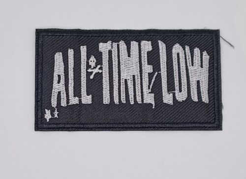 All Time Low Iron On Patch Punk Rock Pop Culture Gothic NEW Free Postage - Picture 1 of 6