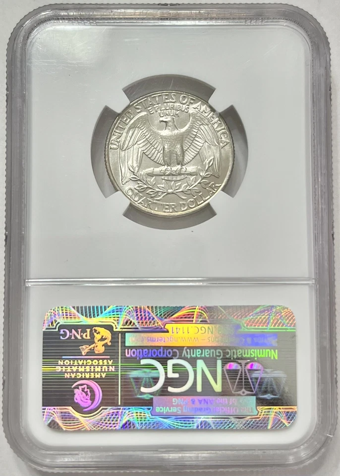 Washington Quarter 1992 D NGC MS 67 Uncirculated 25c Coin - Image 2 of 4