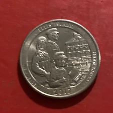 2017 D Ellis Island NP America The Beautiful Quarter • #240403