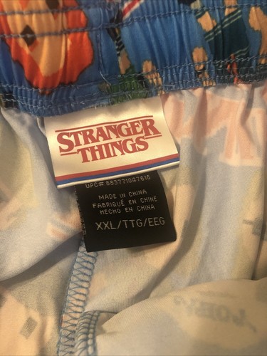 Men's Stranger Things Character Pajama Shorts Size 2X (44/446) - Picture 9 of 10