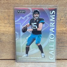 2020 Panini Playoff Call To Arms Football Card #CA-15 Gardner Minshew II Jaguars