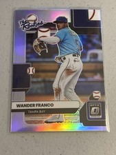 Wander Franco 2022 Donruss Optic The Rookies Holo Prizm TR-1 Rookie Card RC