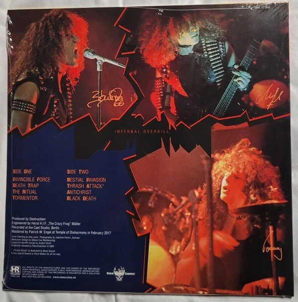 Destruction Infernal Overkill LP heavy metal death exumer sodom kreator venom - Image 3 of 3