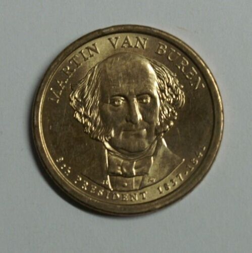 SN526 2008 P Martin Van Buren Presidential Dollar Coin Die Chip Error - Picture 3 of 4