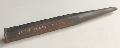 Vintage PROTO Tool Co. Pin Punch Number 41-1/2 Steel 5.5'' Made In USA 