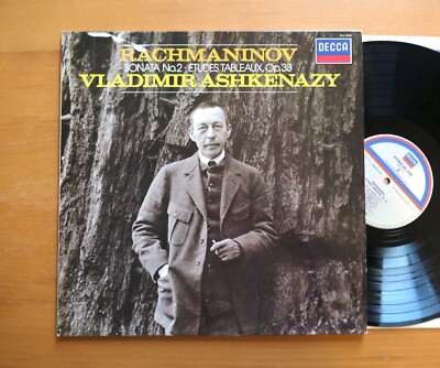 SXL 6996 Rachmaninov Sonata no. 2 Etudes Tableaux Ashkenazy Decca Holland NM/EX