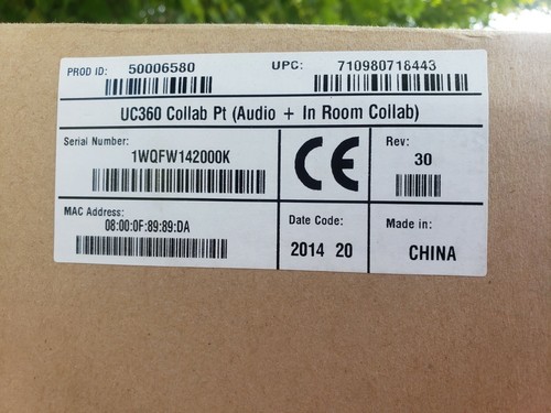 *NEW/SEALED* Mitel MiV Conference Phone UC360 50006580 office conference unit - Picture 2 of 2