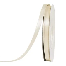Ivory Double Face Satin Ribbon 1/4 Inch 25 Yards Ivory Cream Fabric Ribbon fo...