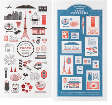 TRAVELER  S notebook TOKYO EDITION - Refill Tokyo Postcard  Refill Tokyo Blank