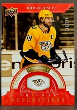 2022-23 Upper Deck Trilogy Generations Red #TG-10B Roman Josi 41/799