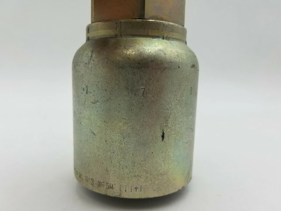 Parker 10178-20-20 Hydraulic Hose Fitting 1-1/4" NPTF 1-1/4" Hose Steel Straight - Image 3 of 4