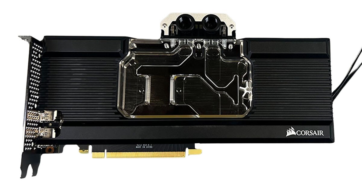 Nvidia GeForce RTX 2080 Super GPU Watercooled with Corsair Water