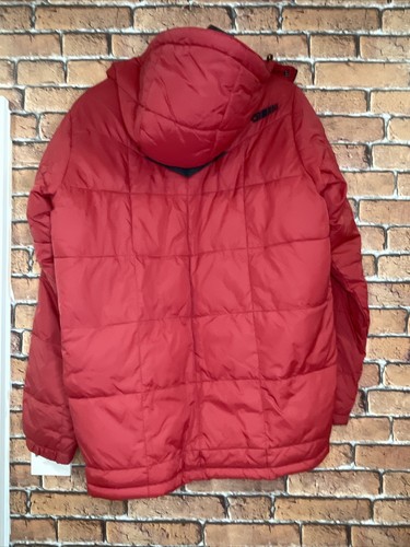 Chaqueta acolchada con capucha O’Neill vintage roja de 3 bolsillos talla mediana excelente estado - Imagen 8 de 9