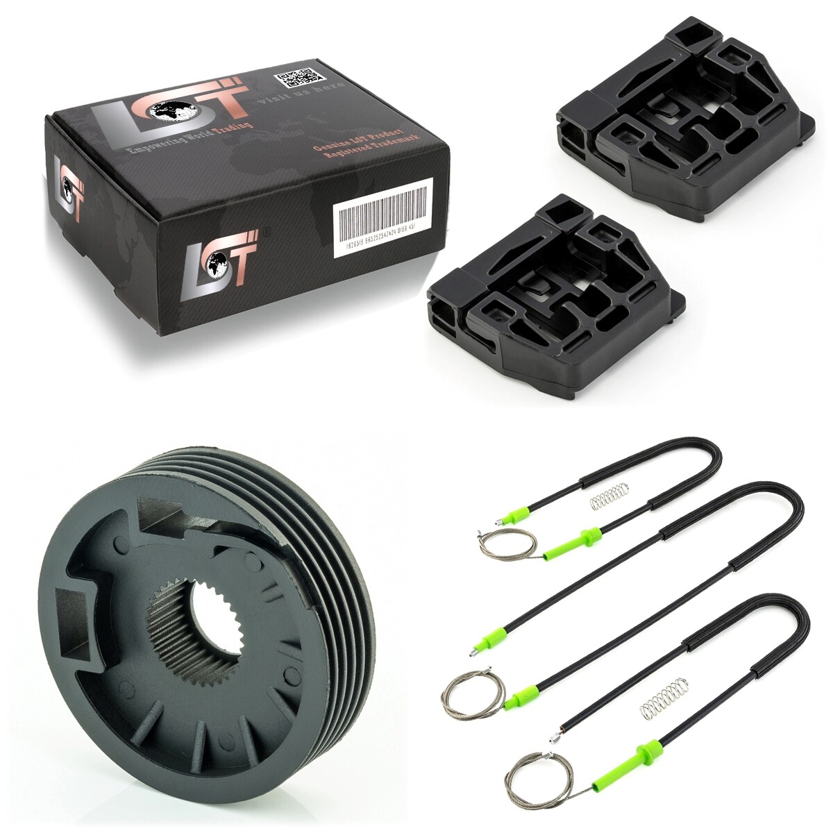 Window Lifter Repair Kit Front Left for MASERATI QUATTROPORTE V5 03-13