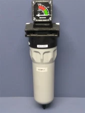 ATLAS COPCO Air Filter Assembly w/Gauge 5S HE RAL 7040 NPT1 #1629-0468-31 - NEW