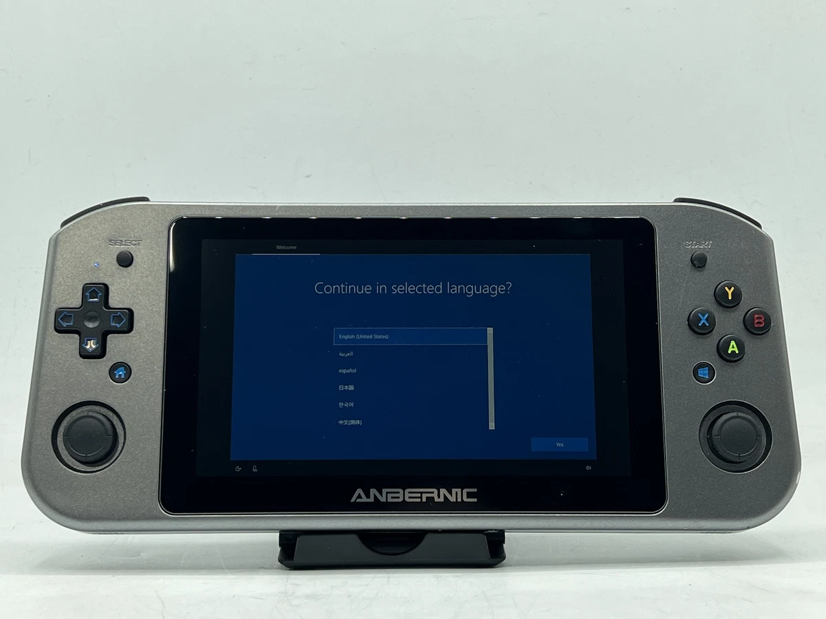 Anbernic Win600 Handheld PC AMD Athlon Silver 3050e 8GB 256GB SSD W10H Used