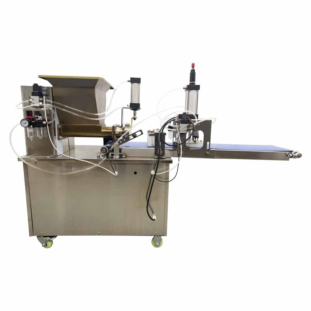 Pneumatic Dough Dividing Machine 2 in1 Dough Cutter& Dough Sheeter 10-300g 7.09"