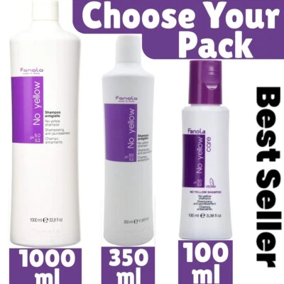 Fanola No Yellow Shampoo Purple Shampoo Toner For Blond Hair 100ml-350ml-1000ml