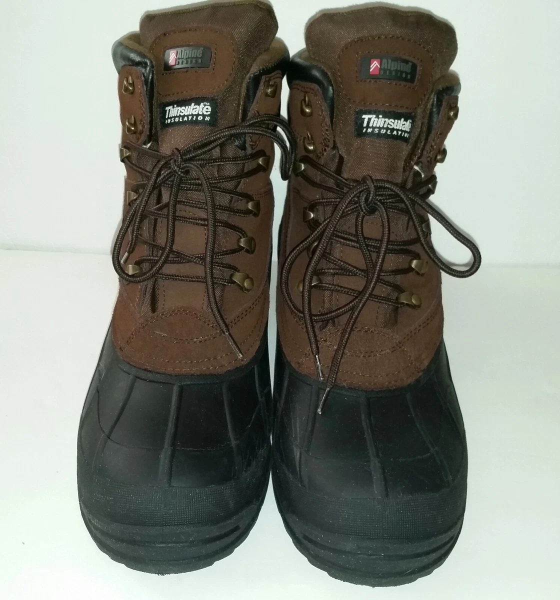 II Alpine Boots Thinsulate | Hunting Waterproof 13 Hiking eBay Design EUC Shelter Mens