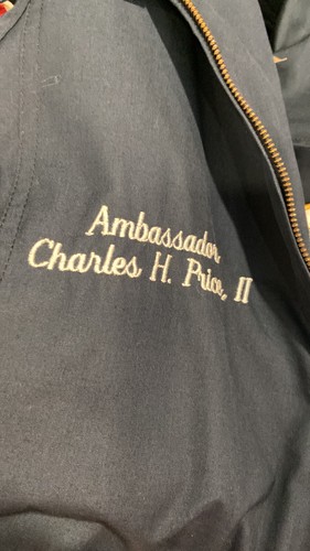 USA To UK Ambassador - Charles H. Price - Air Force II Aircraft Jacket Genuine - Picture 4 of 5