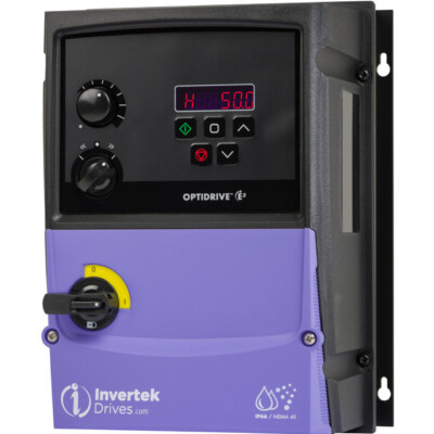 Frequenzumrichter Optidrive E3 IP66 2,2kW, 5,8A; In: 3Ph-400V/Out: 3Ph-400V