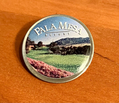 Pala Mesa Resort (California) Metal Logo Golf Ball Marker