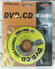 CD DVD CD-ROM Laser Lens Cleaner For Compact Disc / Gaming Consoles & Computers