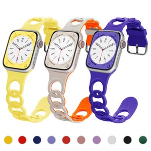 Women Silicone Band Strap for Apple Watch 11 10 9 8 7 6 5 4 SE Ultra 3 2 40-49mm