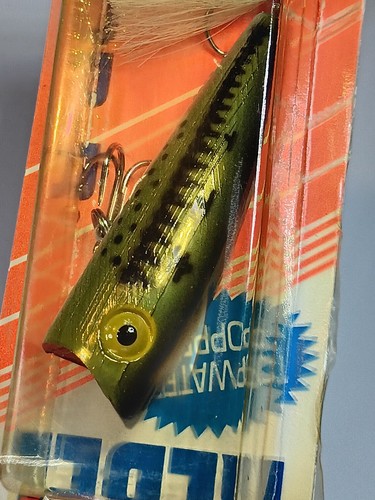 Rebel fishing lures Pop-R surface Poppers pair. Bass, Jacks, Trout lure. lot 6 - Picture 5 of 18
