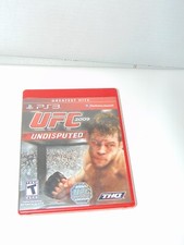 UFC Undisputed 2009 (Sony PlayStation 3, 2009) PS3 Video Game Complete w/Manual