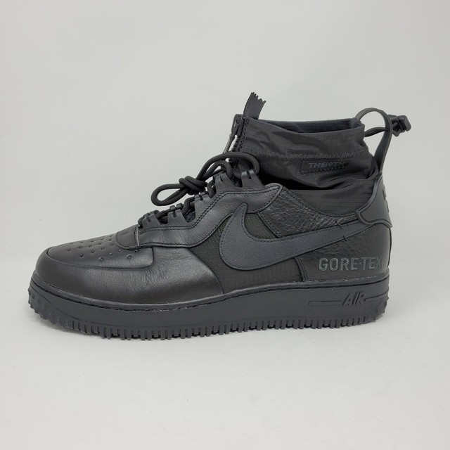 Size 12 - Nike Air Force 1 High x Gore-Tex Triple Black 2019 for sale online | eBay