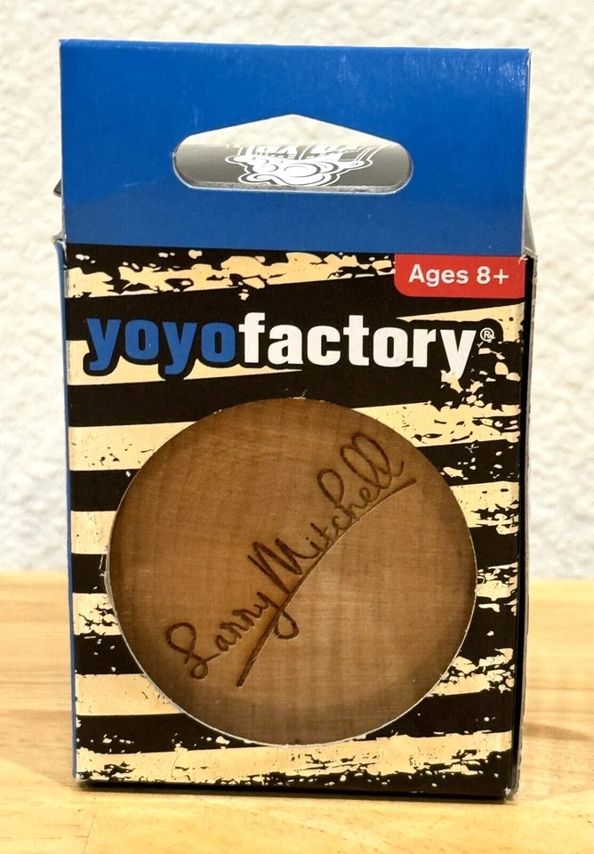 罕见 HTF 2020 YOYO 工厂 LARRY MITCHELL 木制 YO-YO 原装盒 — 第 2/4 张图片