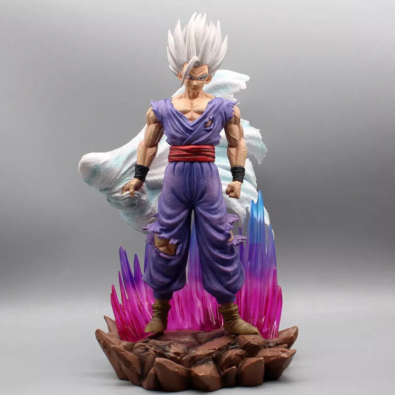 Anime Dragon Ball Z Super Saiyan 5 White Hair Son Gokou PVC Figure NEW NO  BOX