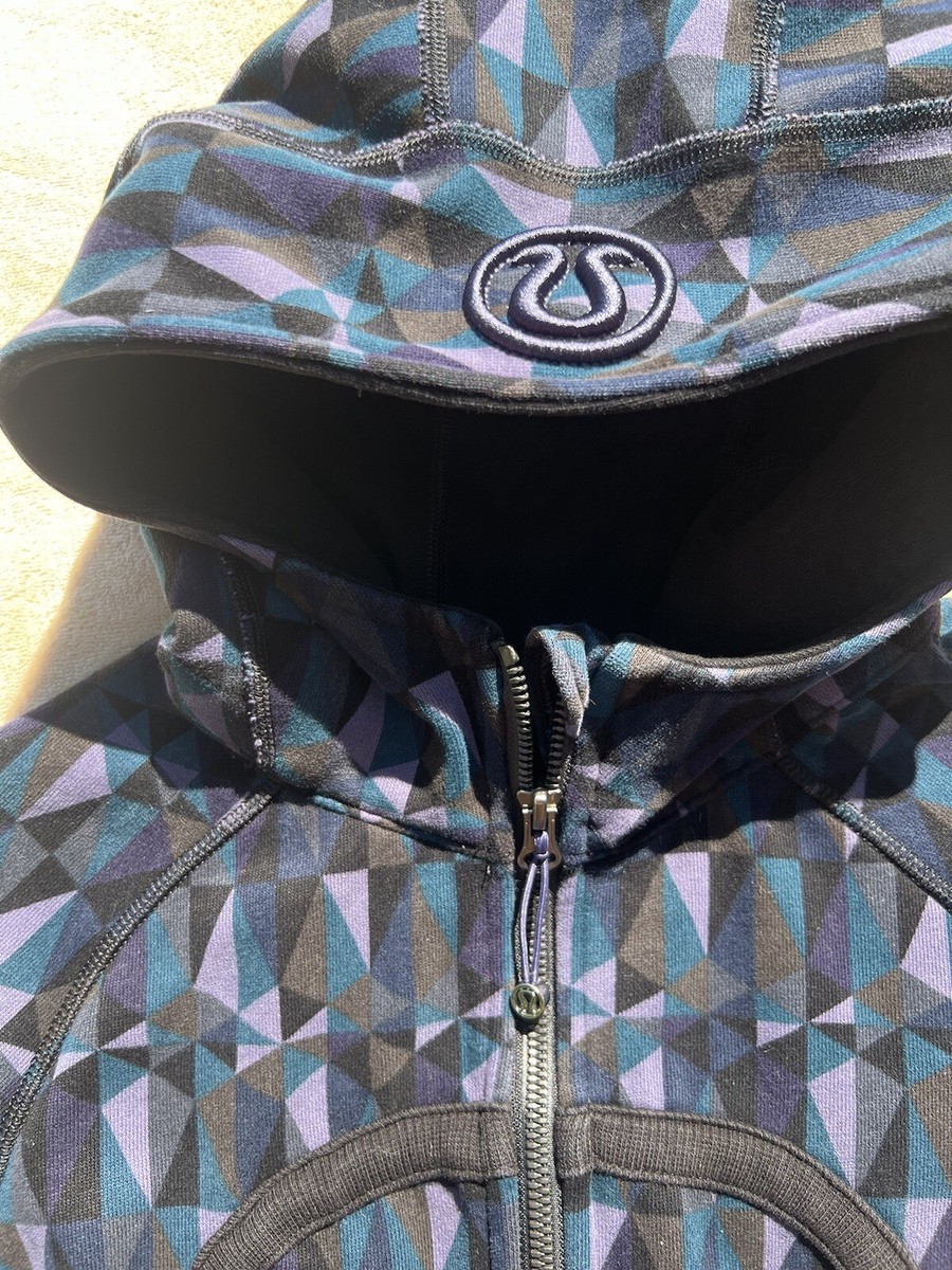 Lululemon Scuba Hoodie Stained Glass Love Nightfall Full Zip Small