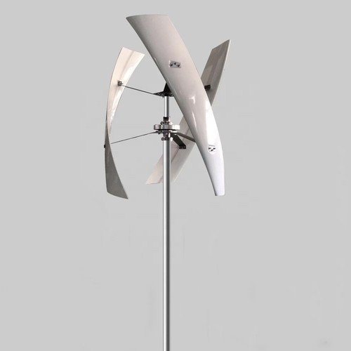 3KW Vertical Wind Turbine Generator 3Phase 48V 120V 220V Low Noise Wind Power - Foto 21 di 25
