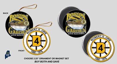 BOBBY ORR BOSTON GARDEN Collectibles - Bruins Retired Banner Jersey Number 4