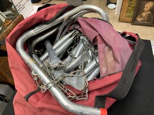 Portable Emergency Fire Escape Ladder Rope Metal Window 2 Story