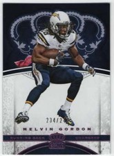 2017 Panini Crown Royale Football Pink /249 #55 Melvin Gordon Chargers