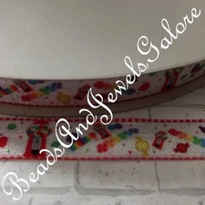 Gumball foe Inspired Candy elastic Candy hair ties Old fashioned candy foe-5/8