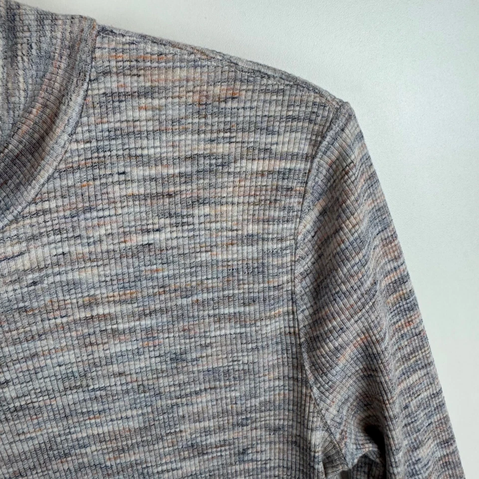 Free People We The Free Ribbed Knit Turtleneck Top Size XS Long Sleeve Stretch - Image 2 of 4