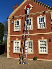 Image of Triple Extension Ladders - 3 Section Trade Master EN131 Professional Aluminium