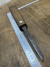 Bédane à bois OLD TOOL outil Ancien Charpentier Menuisier Réf N.3