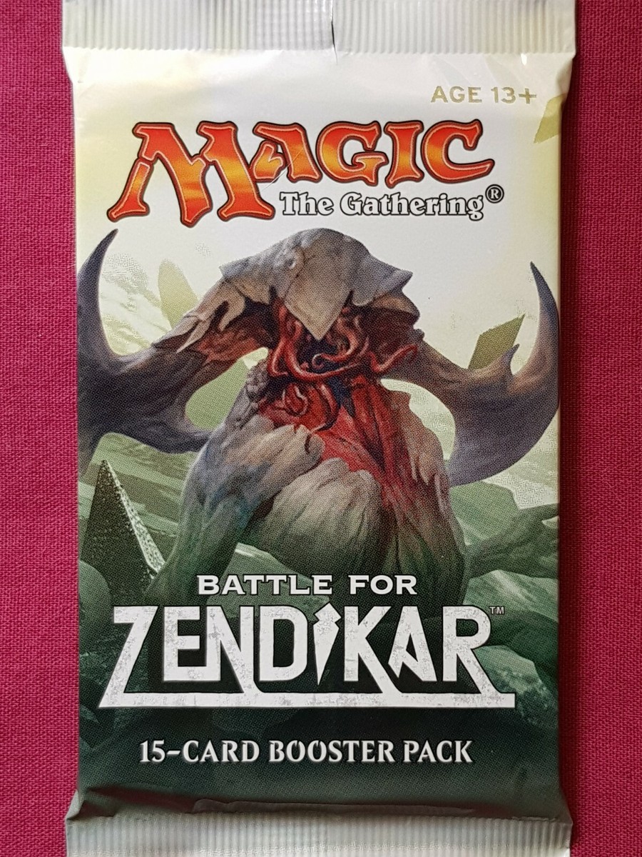 Magic The Gathering BATTLE FOR ZENDIKAR New Sealed Booster Pack MTG | eBay Magic The Gathering BATTLE FOR ZENDIKAR New Sealed Booster Pack MTG | eBay