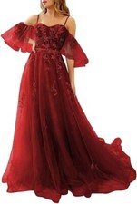 Quinceanera Dresses Short Puff Sleeves Sweet 15 16 Party Ball Gowns Sz 12