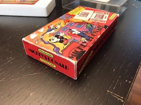 Nintendo Game And Watch Pocketsize Mickey & Donald Rare Box Variant Collector