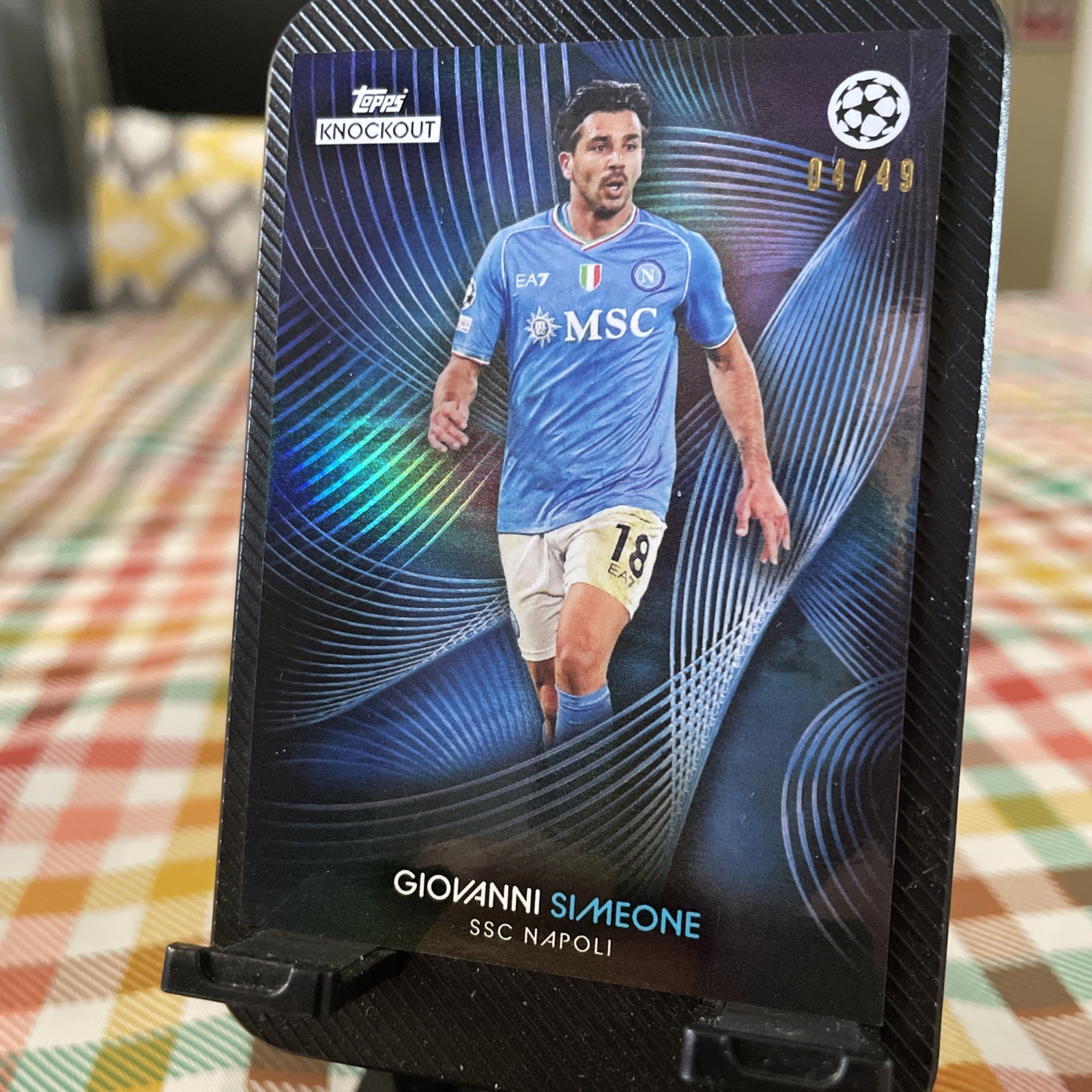 2024 Topps Knockout Giovanni Simeone SSC Napoli 04/49